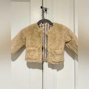Rylee + Cru Sherpa style jacket. Size 12-18 months.